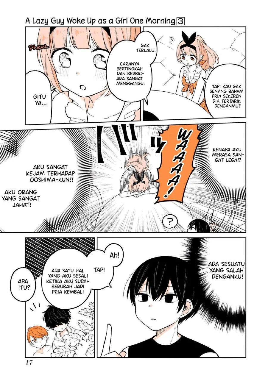 Mendoku Sagari Danshi Koukousei ga Asa Okitara Onnanoko ni Natteita Hanashi Chapter 16 Gambar 19