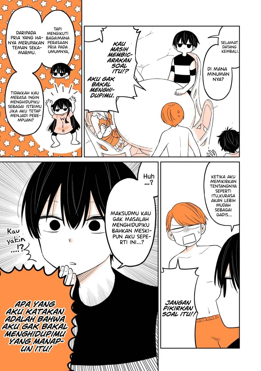 Mendoku Sagari Danshi Koukousei ga Asa Okitara Onnanoko ni Natteita Hanashi Chapter 16 Gambar 21