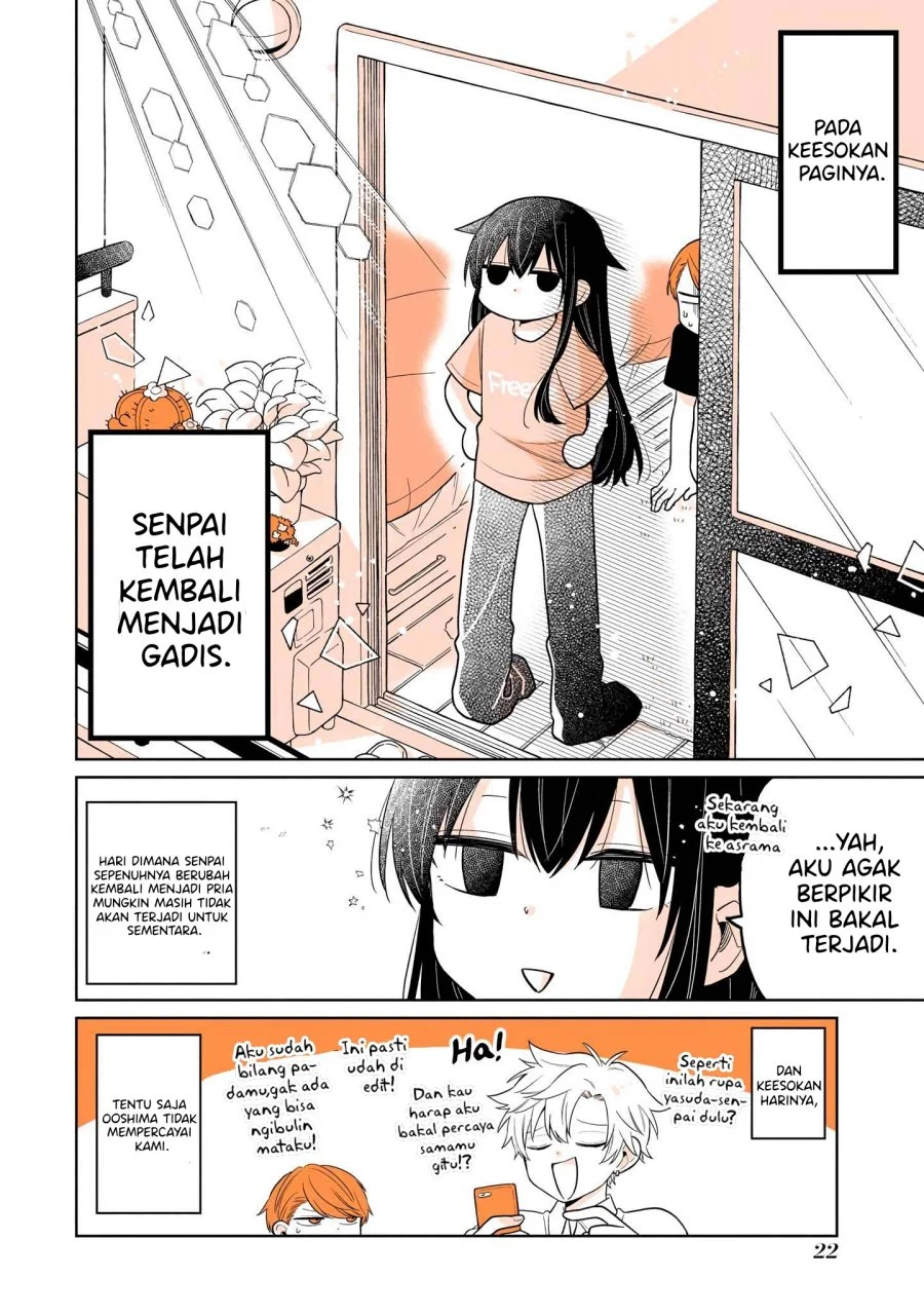 Mendoku Sagari Danshi Koukousei ga Asa Okitara Onnanoko ni Natteita Hanashi Chapter 16 Gambar 24