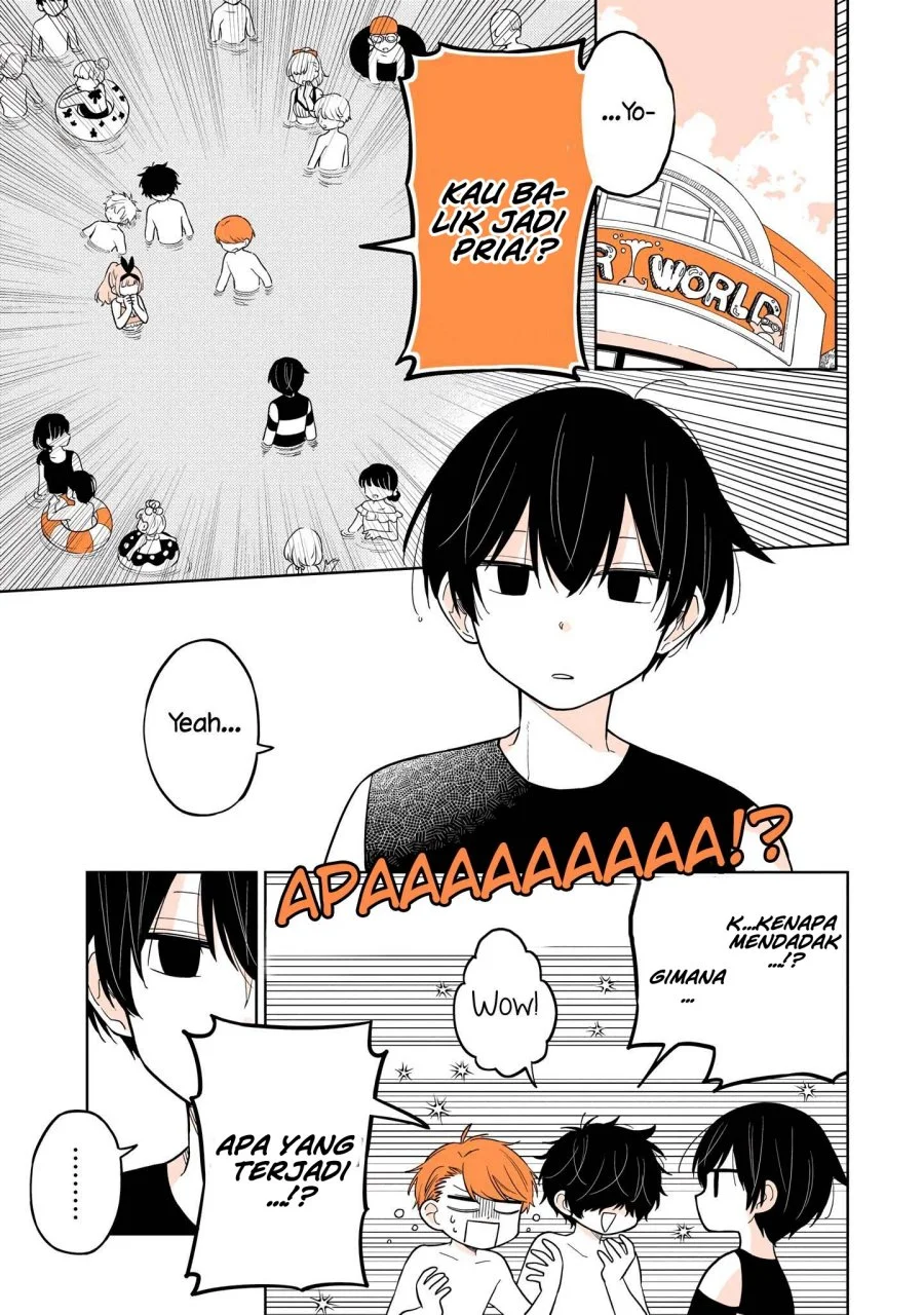 Mendoku Sagari Danshi Koukousei ga Asa Okitara Onnanoko ni Natteita Hanashi Chapter 16 Gambar 7