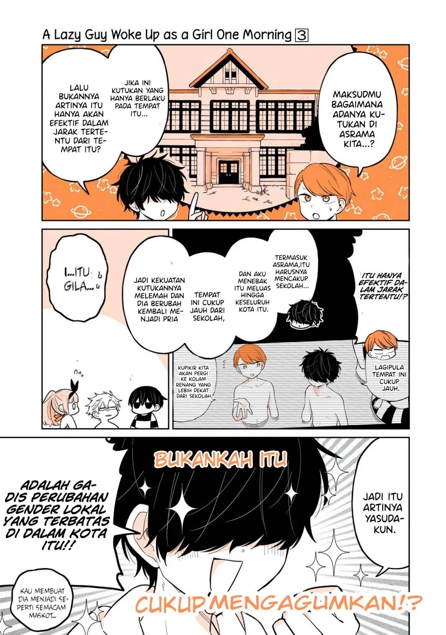 Mendoku Sagari Danshi Koukousei ga Asa Okitara Onnanoko ni Natteita Hanashi Chapter 16 Gambar 9