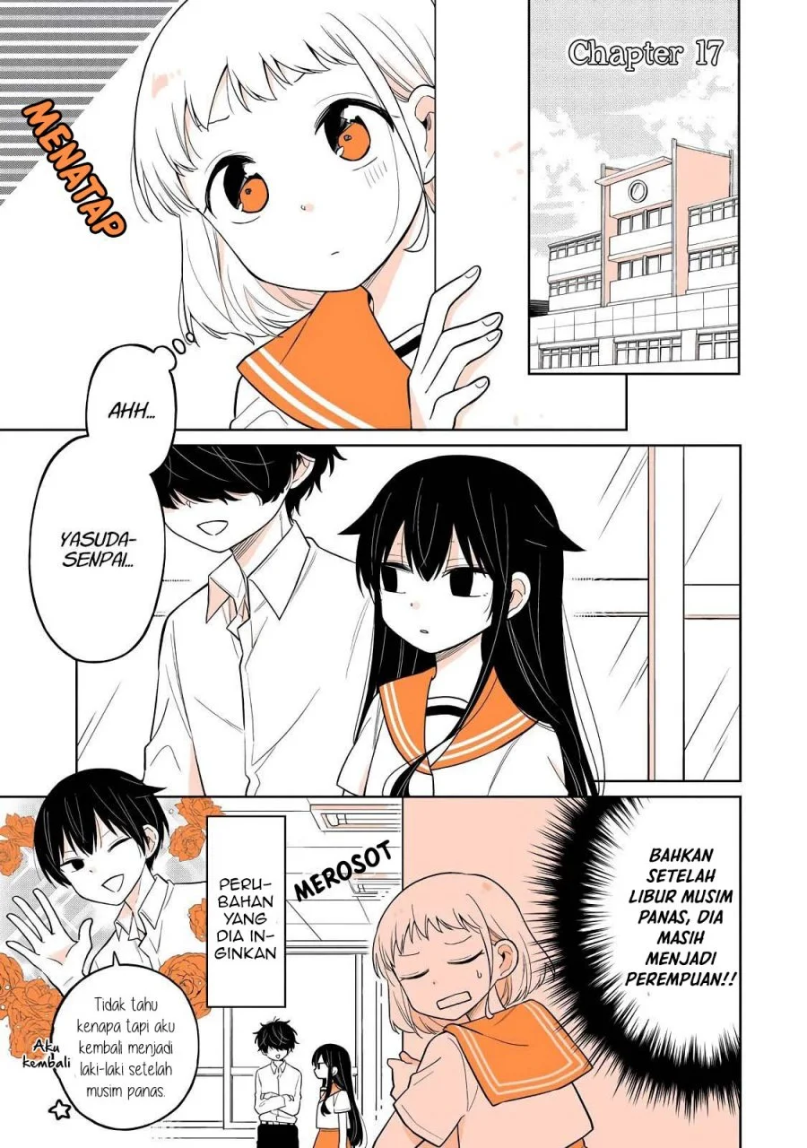 Manga Mendoku Sagari Danshi Koukousei ga Asa Okitara Onnanoko ni Natteita Hanashi Chapter 17 gambar nomor 2