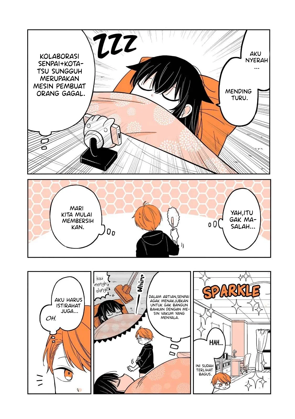 Mendoku Sagari Danshi Koukousei ga Asa Okitara Onnanoko ni Natteita Hanashi Chapter 21 Gambar 12