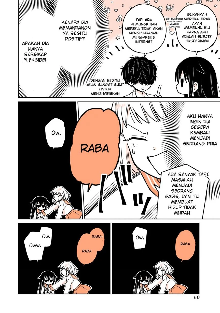 Mendoku Sagari Danshi Koukousei ga Asa Okitara Onnanoko ni Natteita Hanashi Chapter 5 Gambar 10