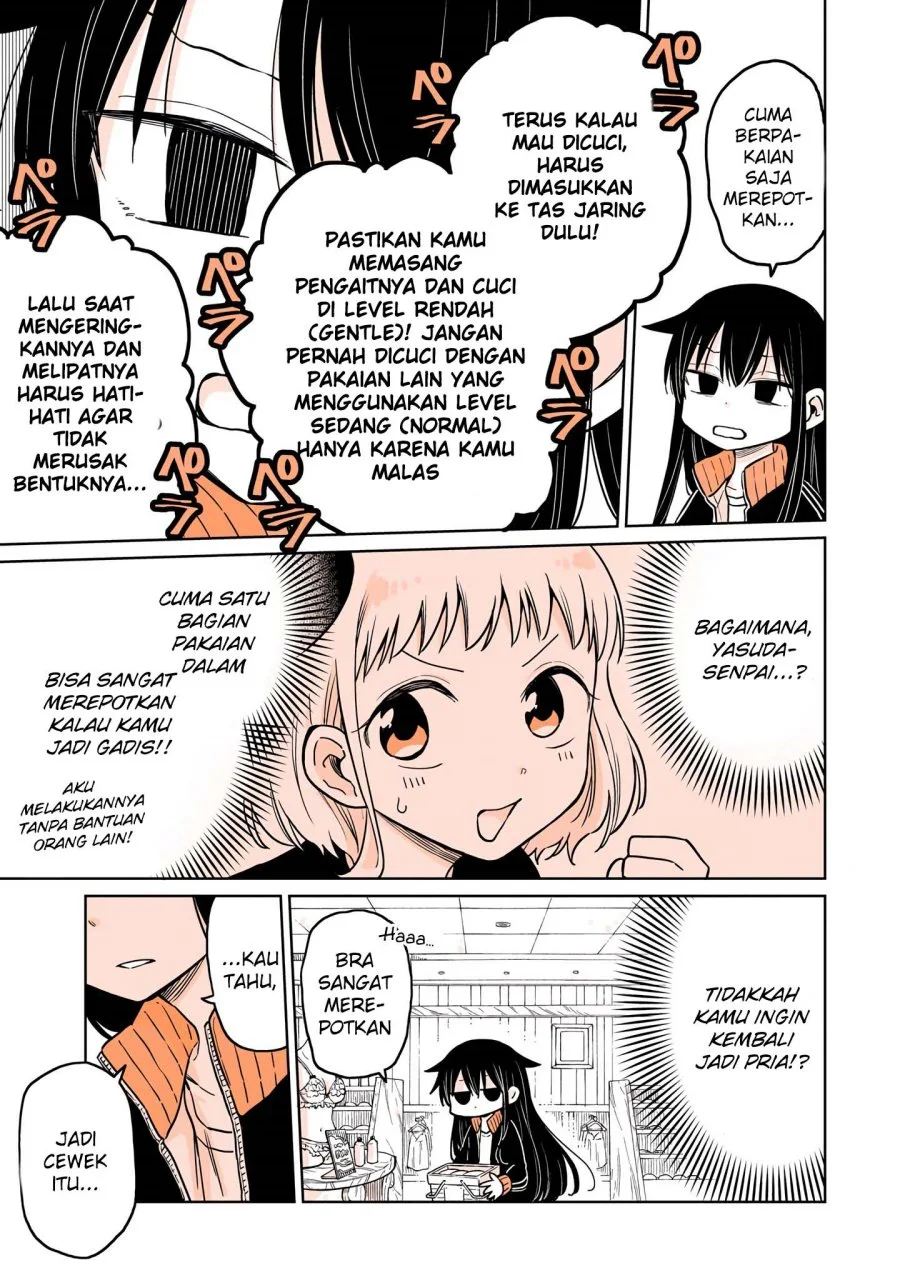 Mendoku Sagari Danshi Koukousei ga Asa Okitara Onnanoko ni Natteita Hanashi Chapter 6 Gambar 15