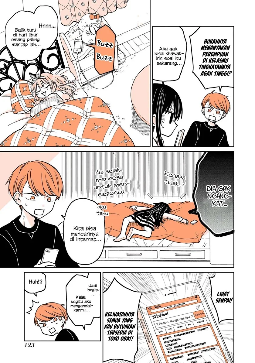 Mendoku Sagari Danshi Koukousei ga Asa Okitara Onnanoko ni Natteita Hanashi Chapter 8.1 Gambar 6