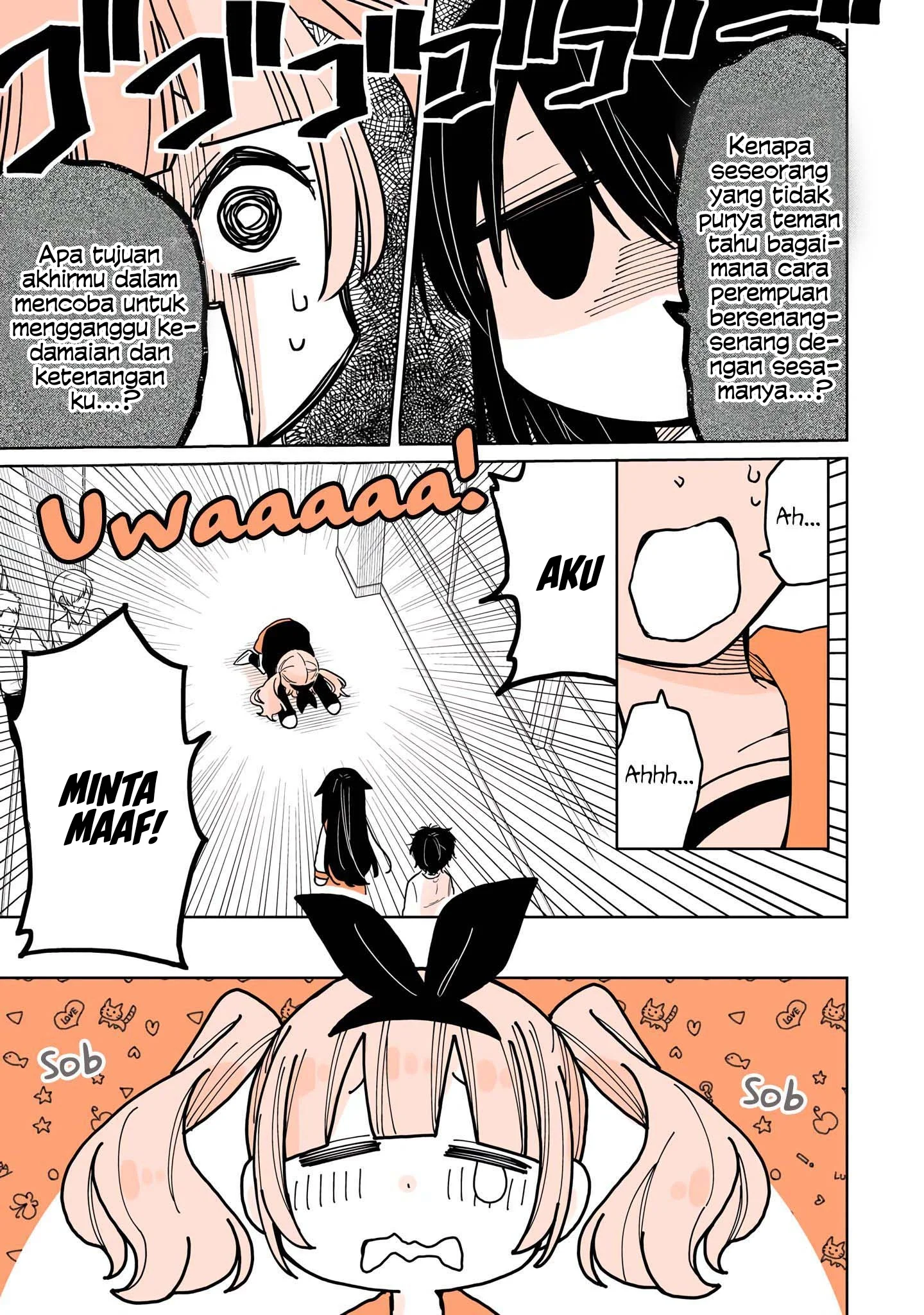 Mendoku Sagari Danshi Koukousei ga Asa Okitara Onnanoko ni Natteita Hanashi Chapter 8 Gambar 17