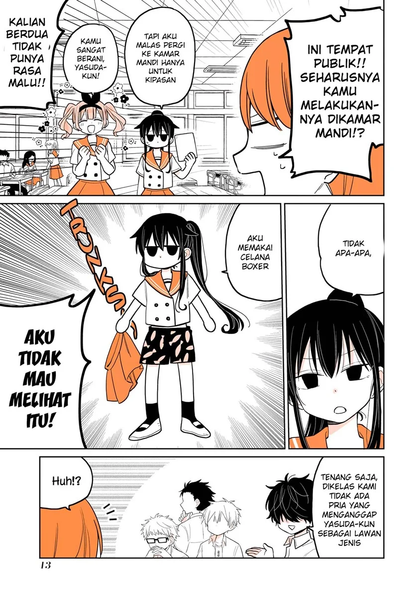 Mendoku Sagari Danshi Koukousei ga Asa Okitara Onnanoko ni Natteita Hanashi Chapter 9 Gambar 15