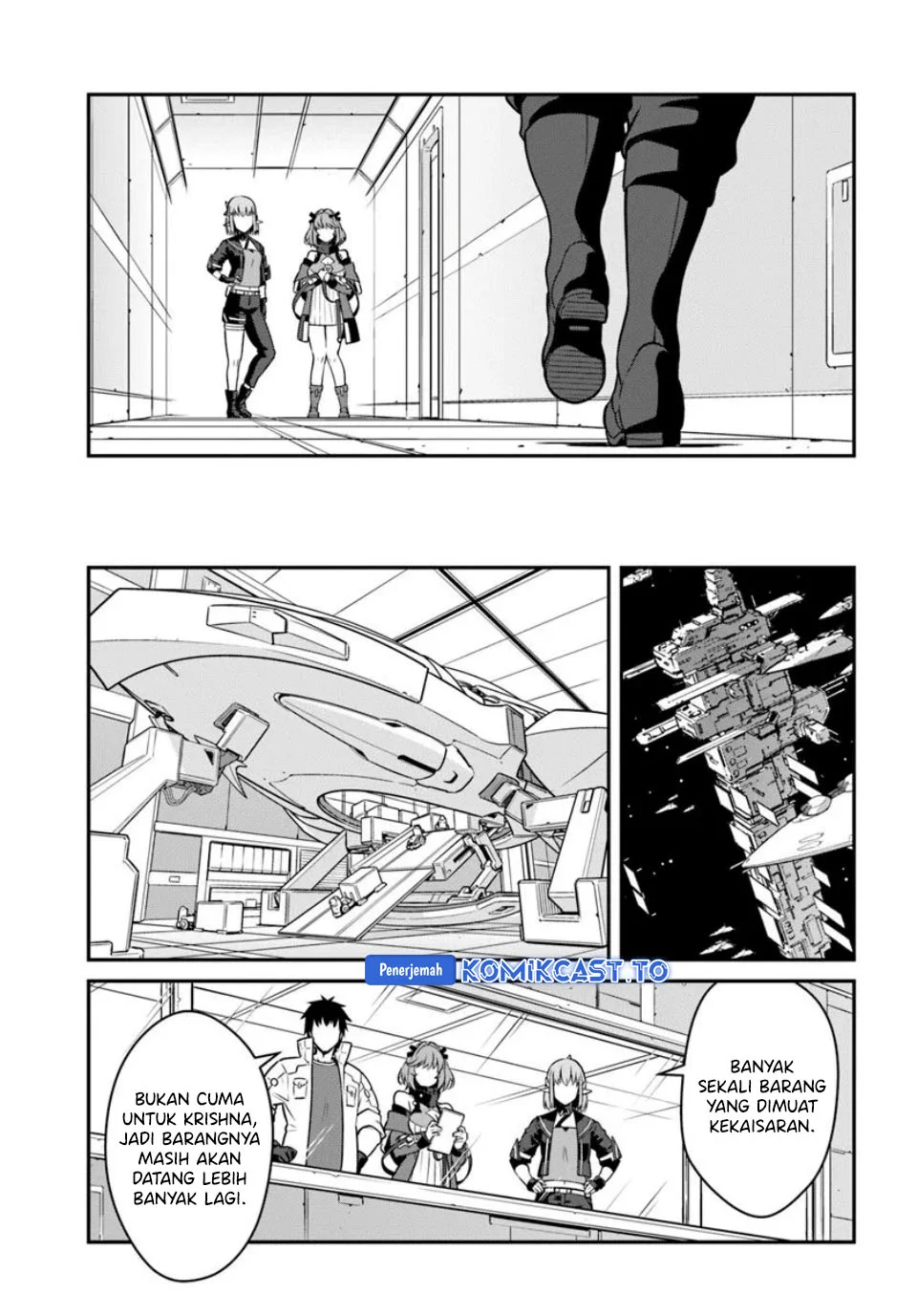 Mezametara Saikyou Soubi to Uchuusen-mochi datta no de Chapter 54.2 Gambar 12