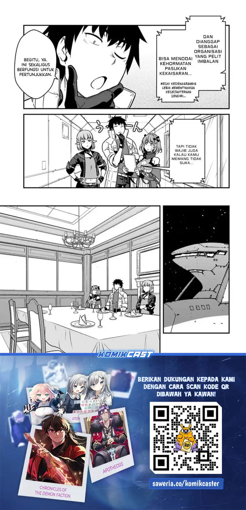 Mezametara Saikyou Soubi to Uchuusen-mochi datta no de Chapter 55.1 Gambar 16