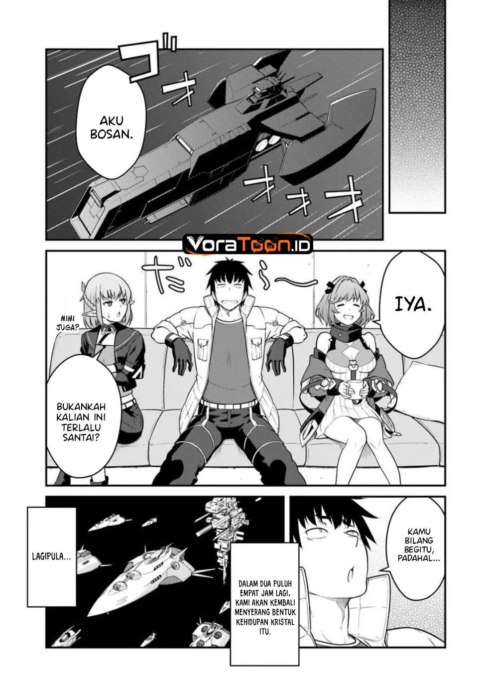 Mezametara Saikyou Soubi to Uchuusen-mochi datta no de Chapter 57 Gambar 12