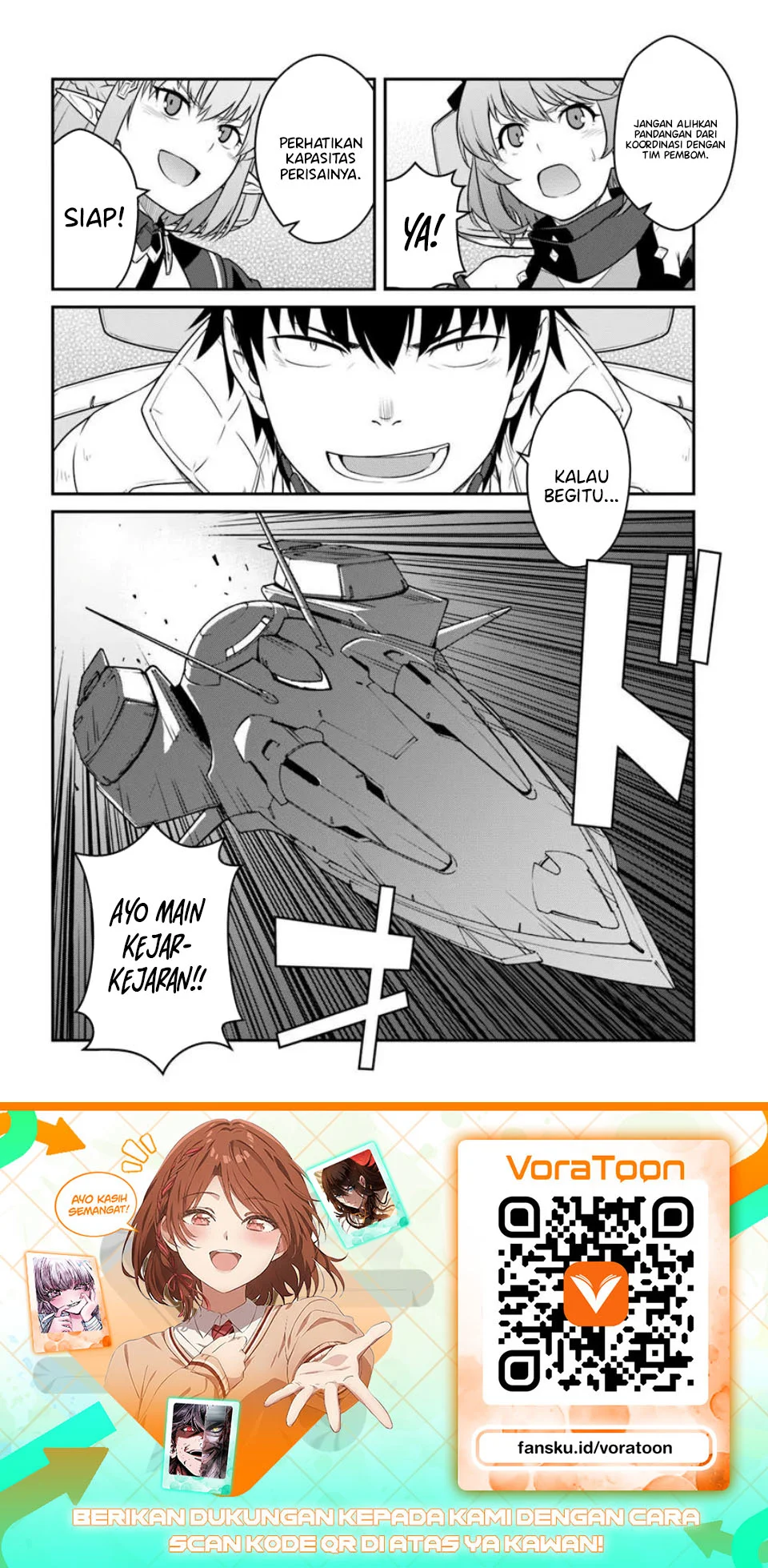 Mezametara Saikyou Soubi to Uchuusen-mochi datta no de Chapter 57 Gambar 33