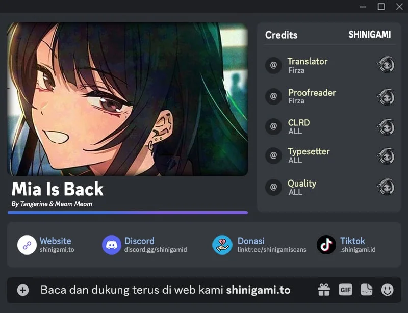 Komik Mia Has Returned Chapter 177 gambar nomor 1