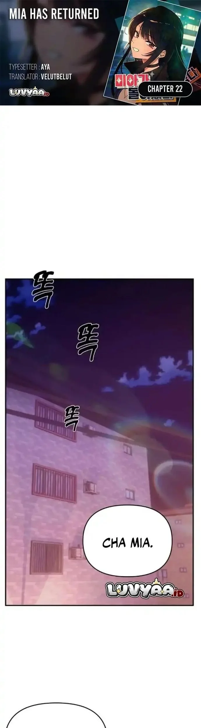 Komik Mia Has Returned Chapter 22 gambar 1