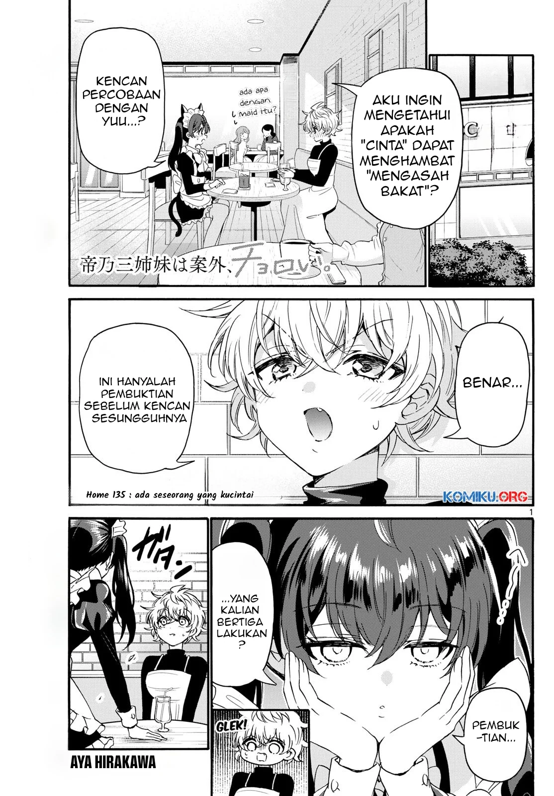 Baca Manga Mikadono Sanshimai wa Angai, Choroi Chapter 135 Gambar 2