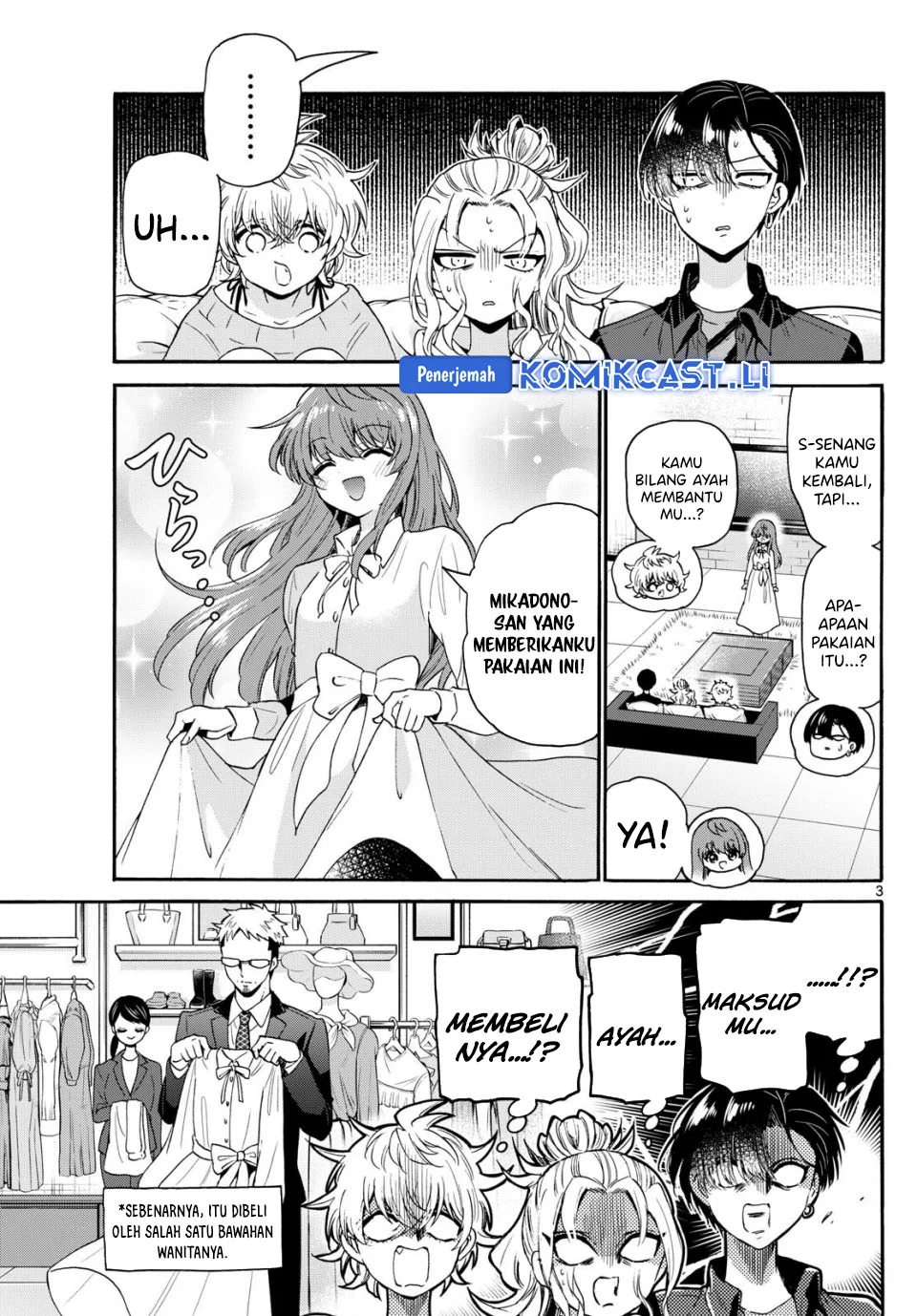 Mikadono Sanshimai wa Angai, Choroi Chapter 142 Gambar 3