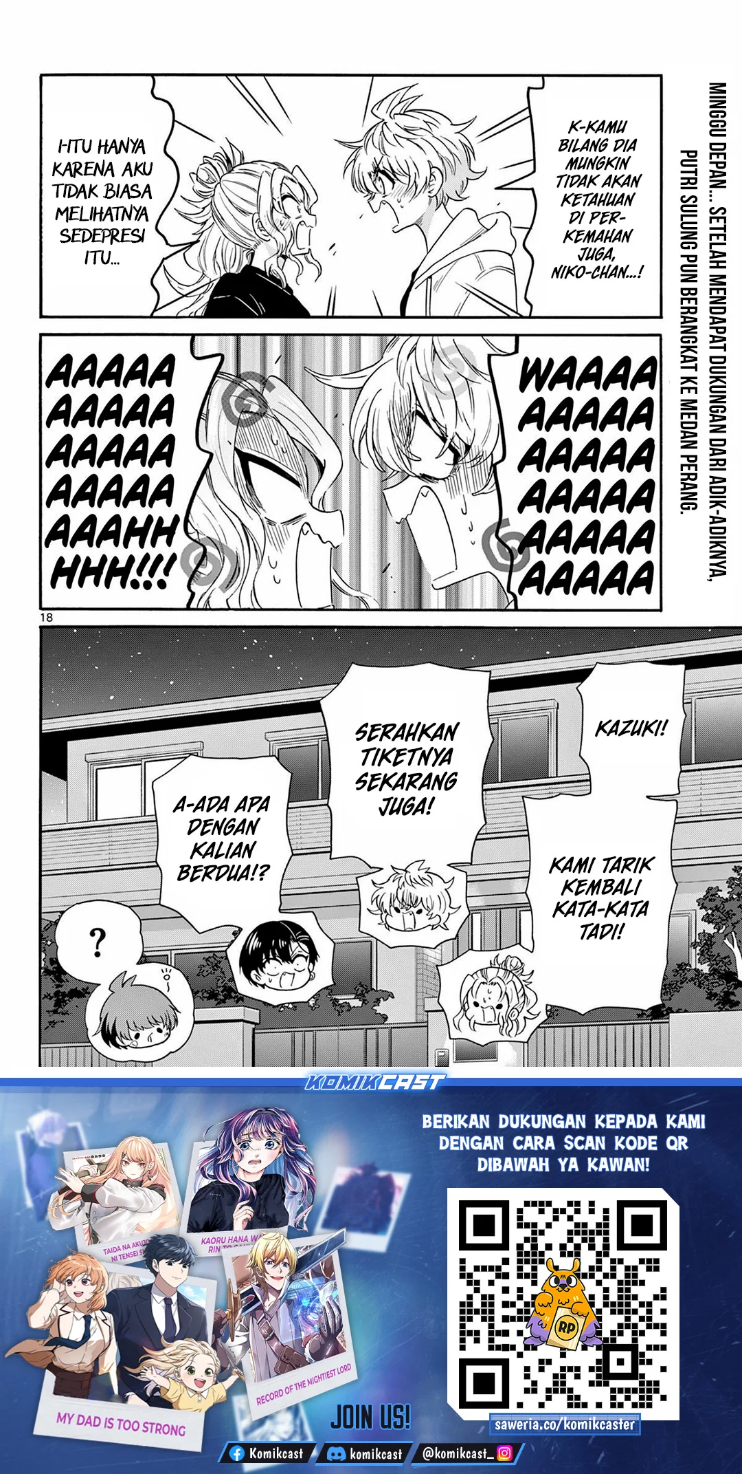 Mikadono Sanshimai wa Angai, Choroi Chapter 149 Gambar 18