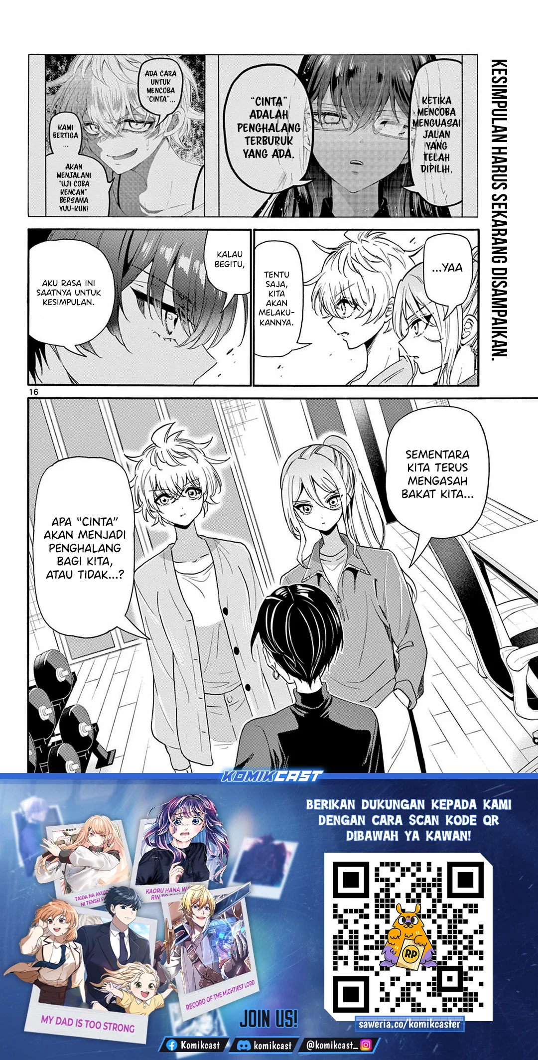 Mikadono Sanshimai wa Angai, Choroi Chapter 153 Gambar 16
