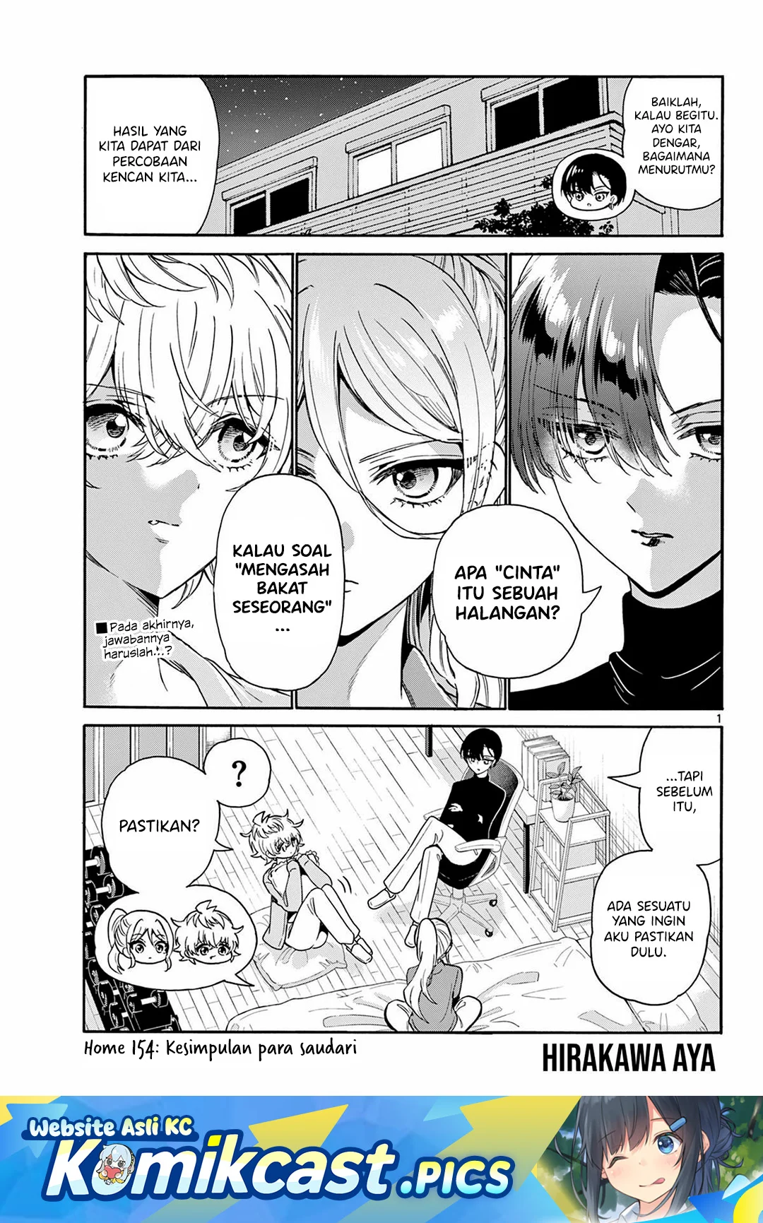 Baca Komik Mikadono Sanshimai wa Angai, Choroi Chapter 154 Gambar 1