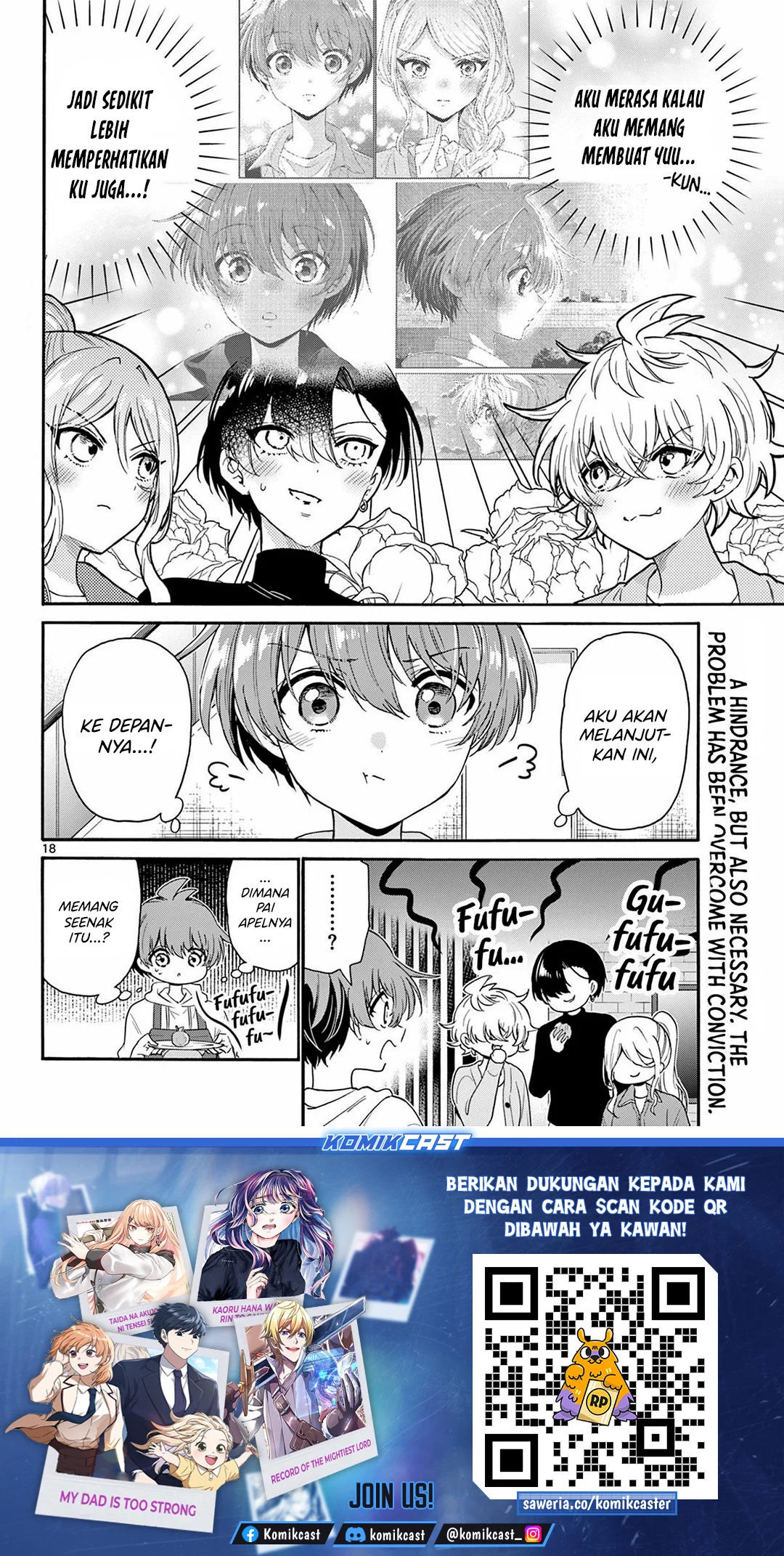 Mikadono Sanshimai wa Angai, Choroi Chapter 154 Gambar 18