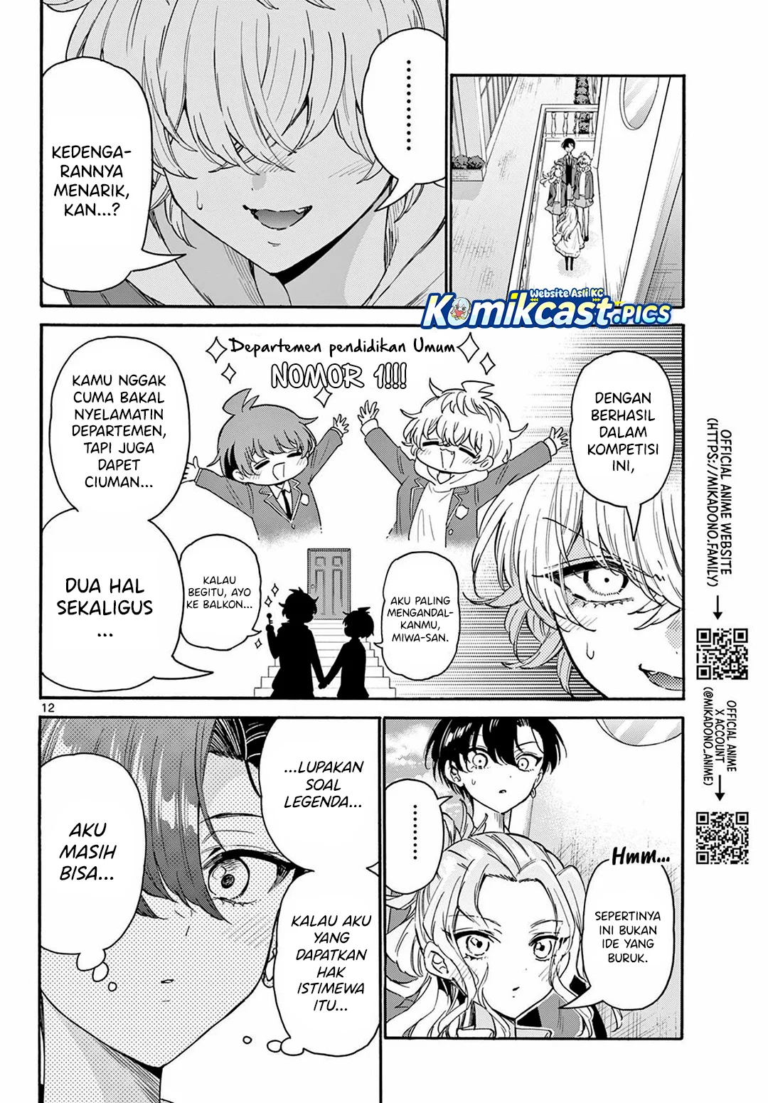 Mikadono Sanshimai wa Angai, Choroi Chapter 162 Gambar 12