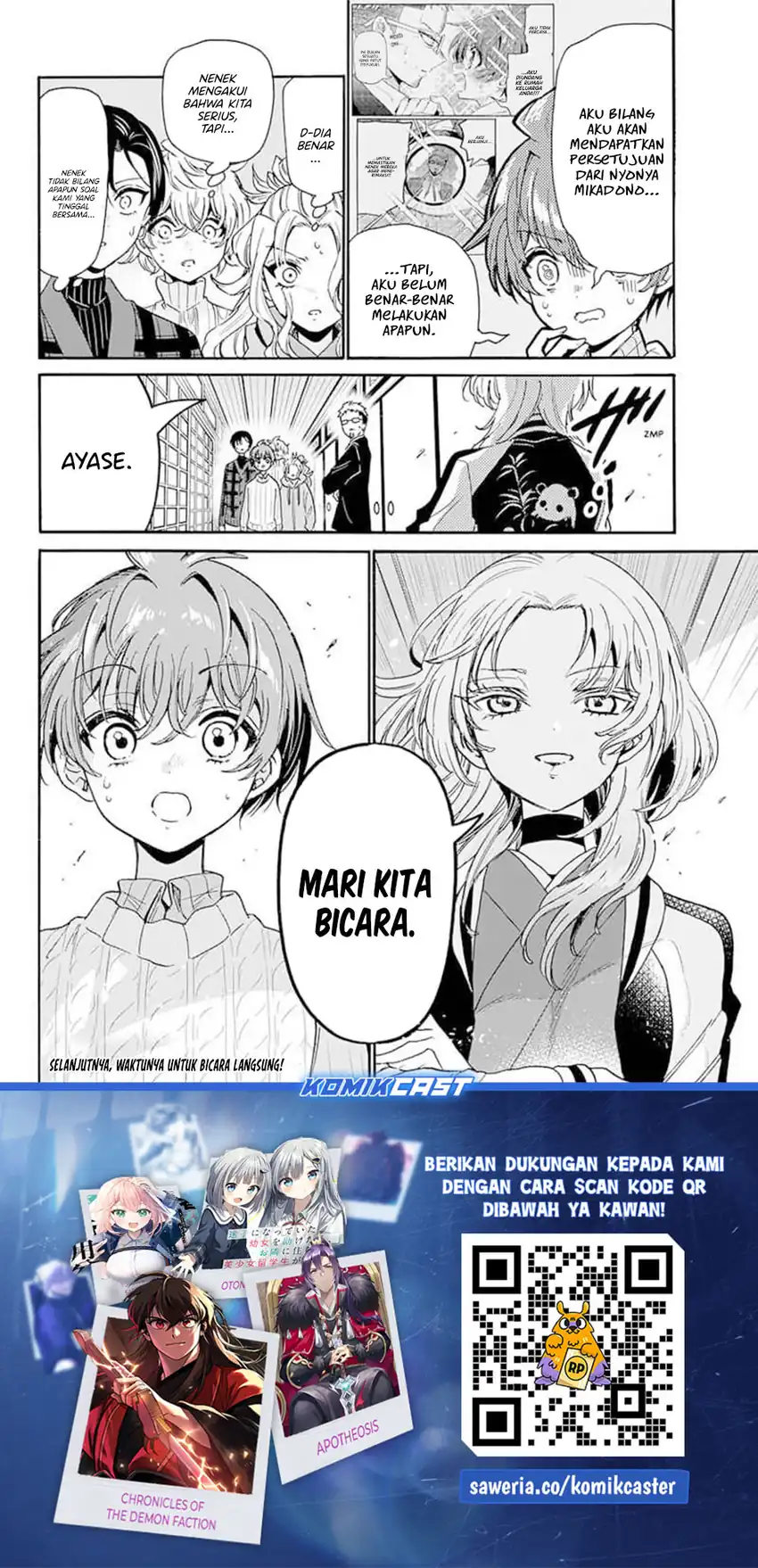 Mikadono Sanshimai wa Angai, Choroi Chapter 190 Gambar 18