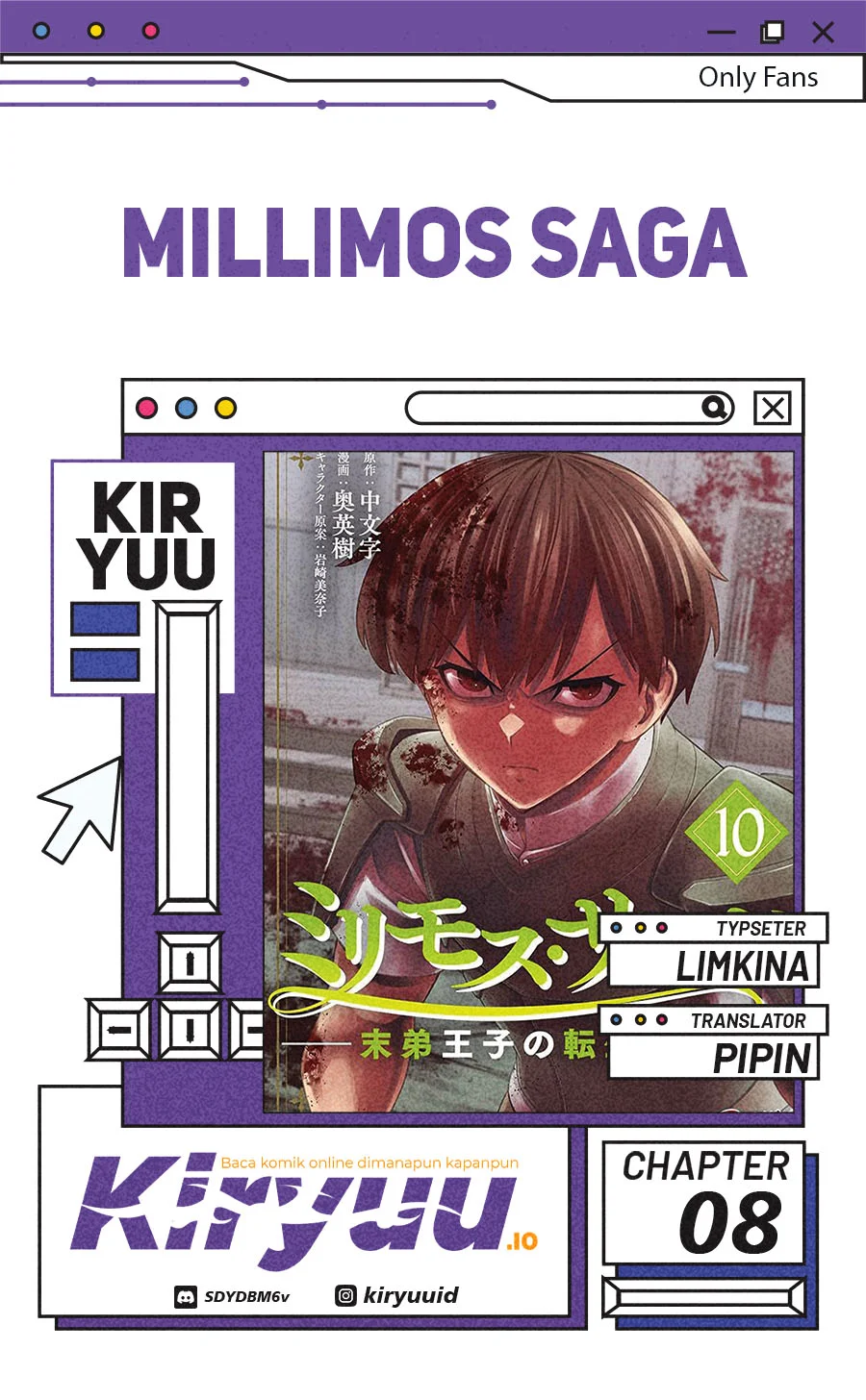 Komik Milimos Saga - The Story of the Reincarnation of the Youngest Brother Prince Chapter 8 gambar 1