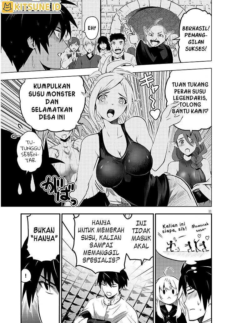 Milk-shibori Hunter no Isekai Sakunyuuki ~Nouka no Saenai Otoko ga Arayuru Shuzoku no Chiku-B o Moteasobi-toriko ni Suru~ Chapter 1 Gambar 11