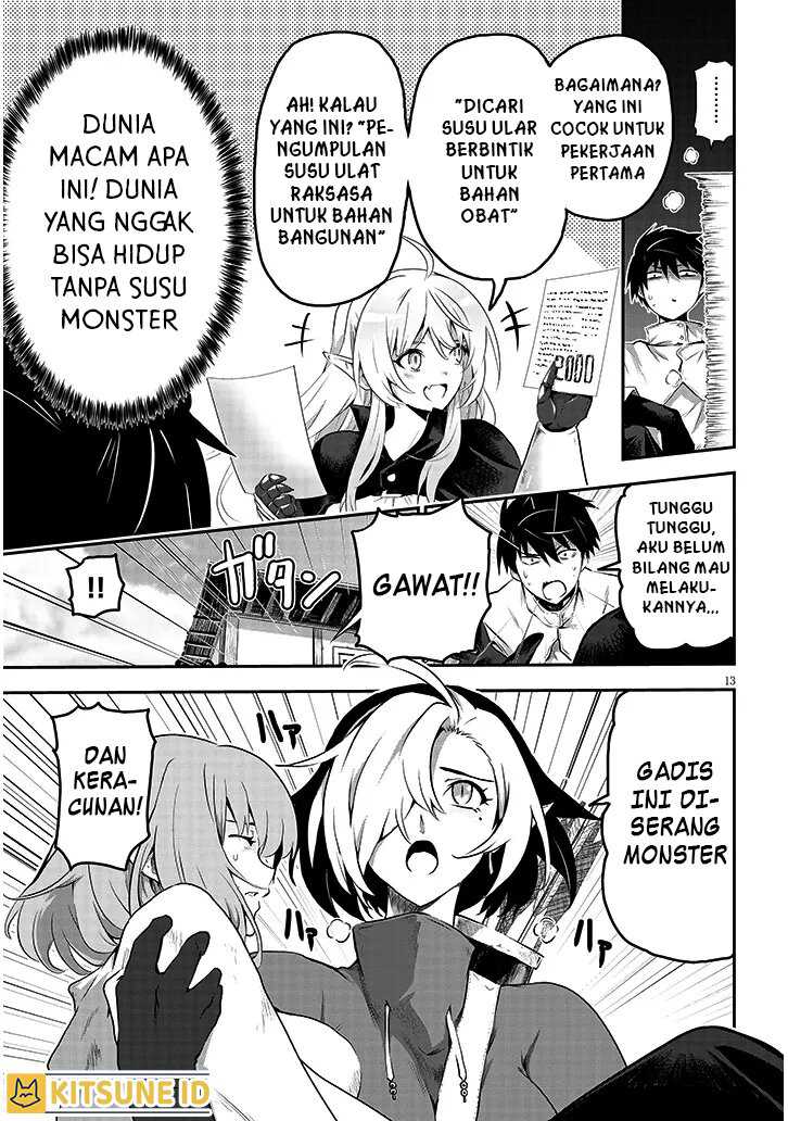 Milk-shibori Hunter no Isekai Sakunyuuki ~Nouka no Saenai Otoko ga Arayuru Shuzoku no Chiku-B o Moteasobi-toriko ni Suru~ Chapter 1 Gambar 13