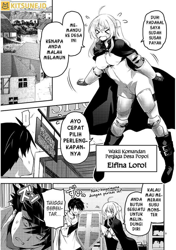 Milk-shibori Hunter no Isekai Sakunyuuki ~Nouka no Saenai Otoko ga Arayuru Shuzoku no Chiku-B o Moteasobi-toriko ni Suru~ Chapter 1 Gambar 9