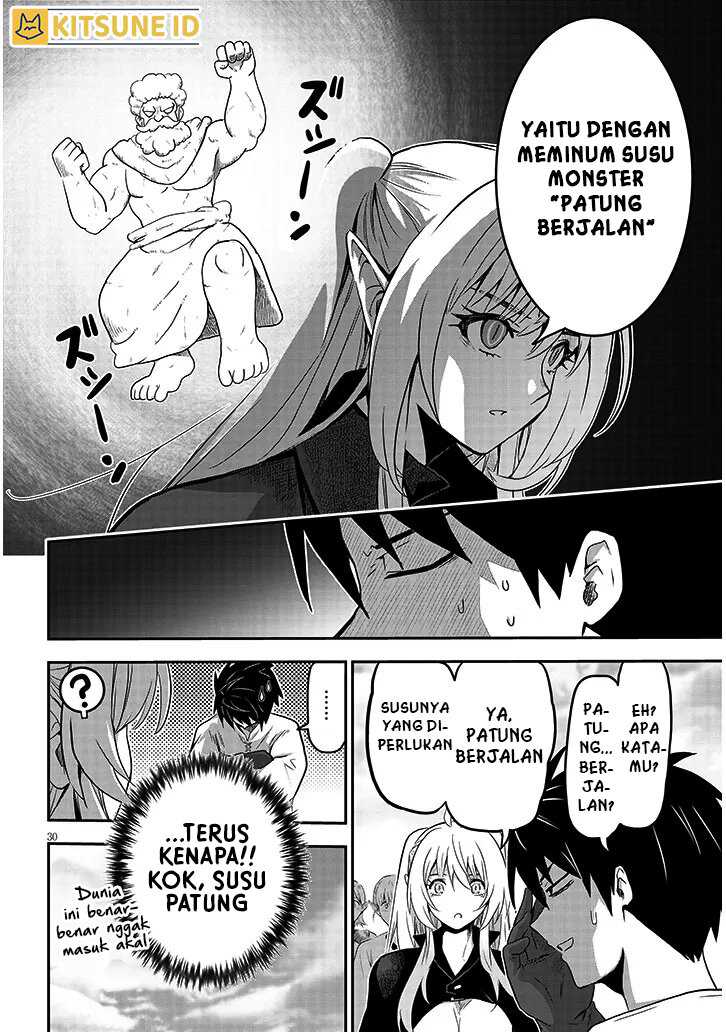 Milk-shibori Hunter no Isekai Sakunyuuki ~Nouka no Saenai Otoko ga Arayuru Shuzoku no Chiku-B o Moteasobi-toriko ni Suru~ Chapter 3 Gambar 31