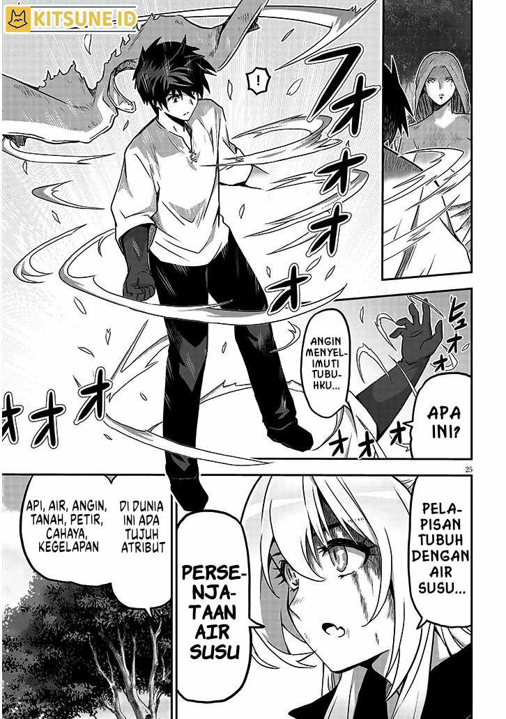 Milk-shibori Hunter no Isekai Sakunyuuki ~Nouka no Saenai Otoko ga Arayuru Shuzoku no Chiku-B o Moteasobi-toriko ni Suru~ Chapter 4 Gambar 26