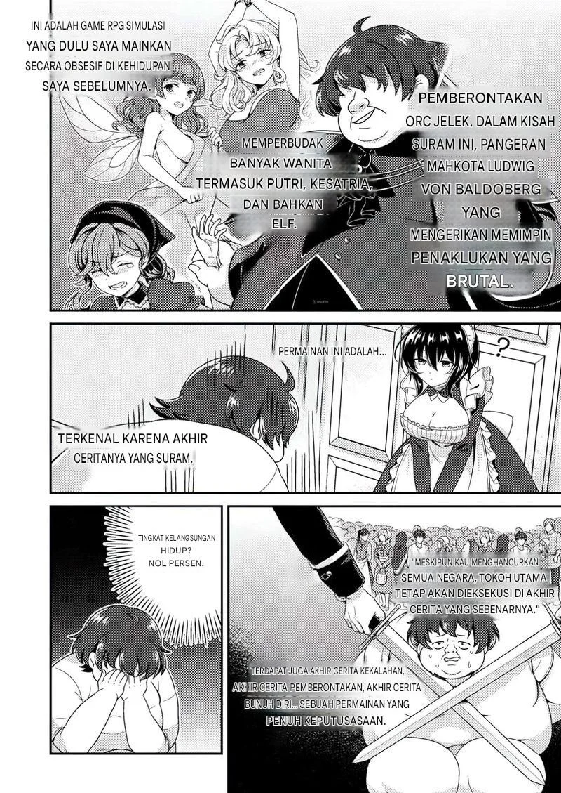 Minikui Orc no Gyakushuu - Doujin Eroge no Kichiku Koutaishi ni Tensei Shita mo Otoko no Junan Chapter 1.1 Gambar 5
