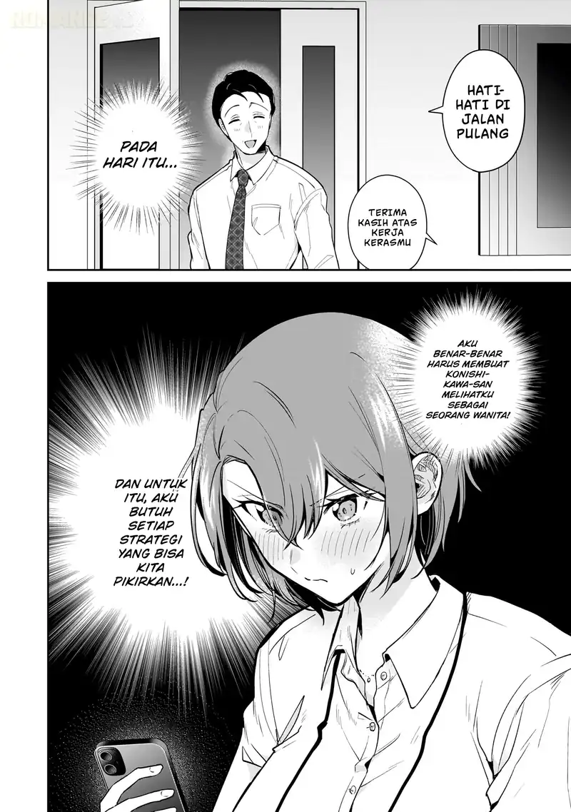 Misato-san wa Amasugi Joushi ni Chotto Kibishii Chapter 14 Gambar 21