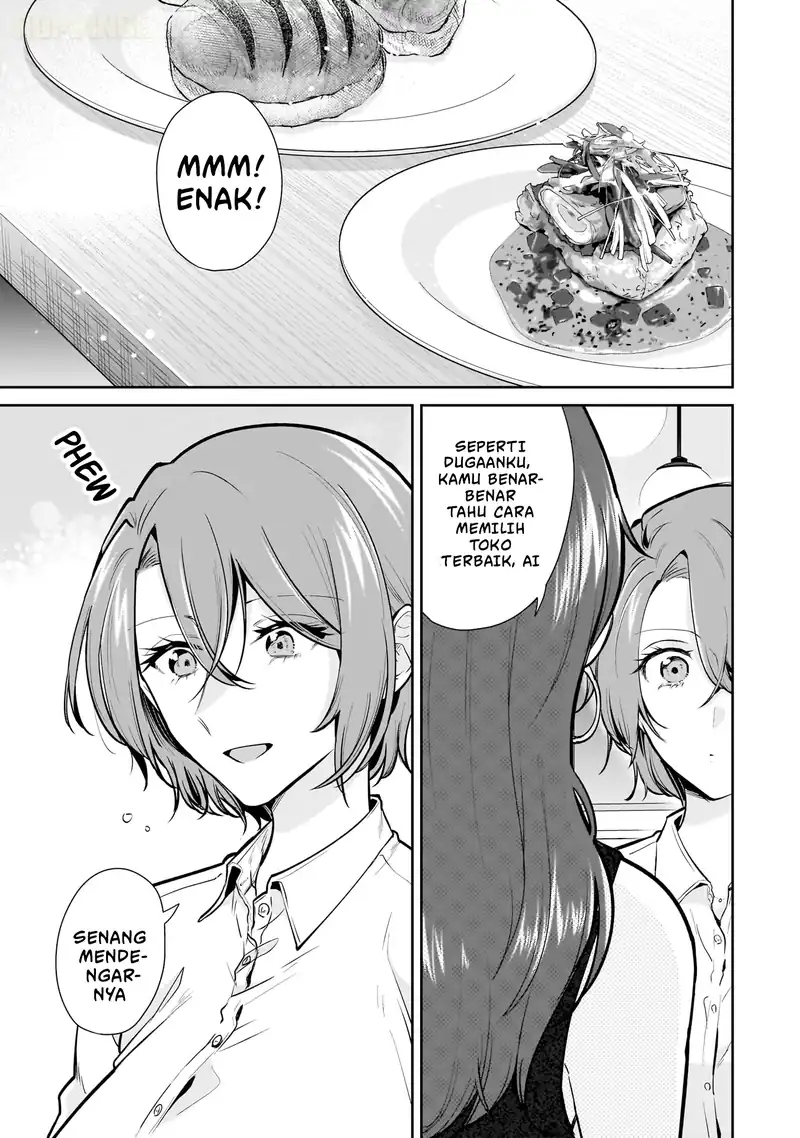 Manga Misato-san wa Amasugi Joushi ni Chotto Kibishii Chapter 15 gambar 2