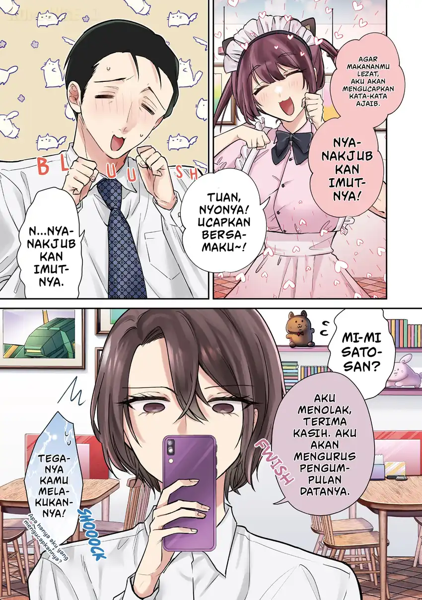 Manga Misato-san wa Amasugi Joushi ni Chotto Kibishii Chapter 5 gambar 2