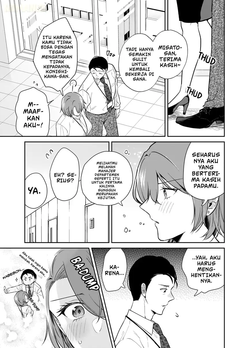Misato-san wa Amasugi Joushi ni Chotto Kibishii Chapter 6 Gambar 18