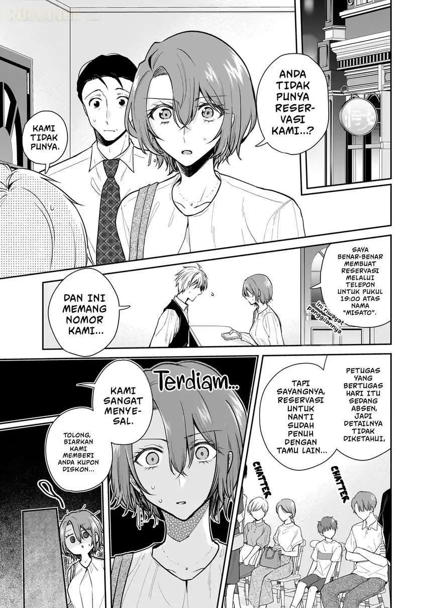 Manga Misato-san wa Amasugi Joushi ni Chotto Kibishii Chapter 7 gambar 2