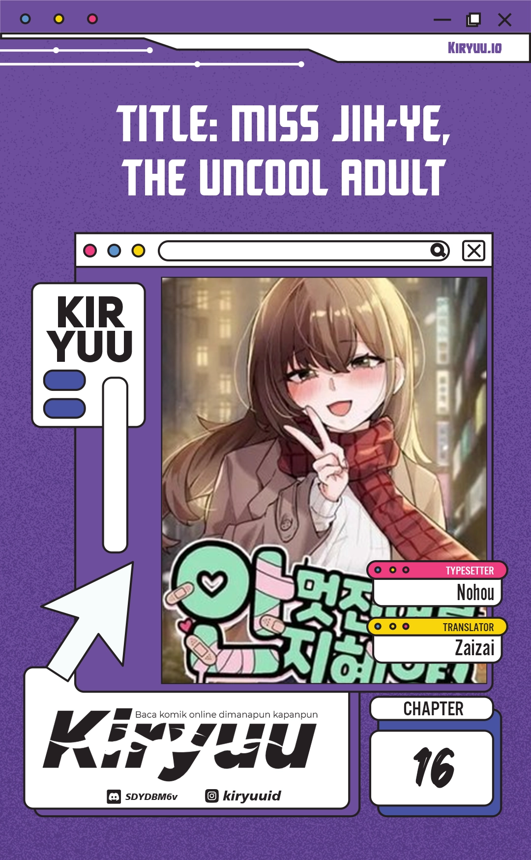 Manhwa Miss Ji-Hye, The Uncool Adult Chapter 16 gambar 2