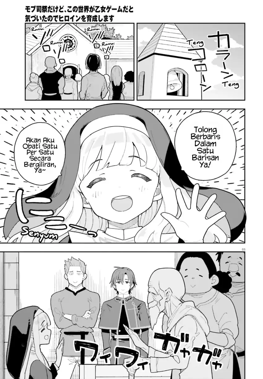 Mob Shisai Dakedo, Kono Sekai ga Otome Game dato Kizuita node Heroine wo Ikusei Shimasu Chapter 9 Gambar 4