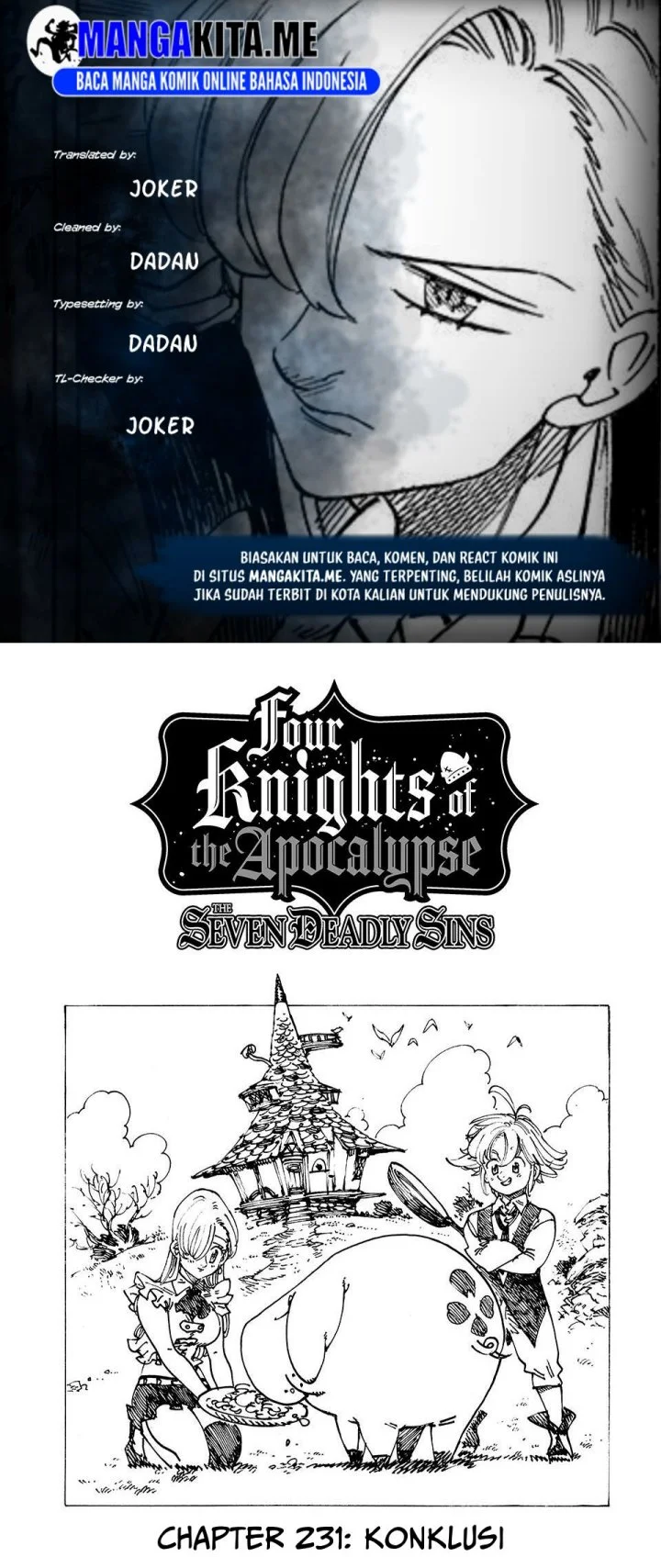 Komik Mokushiroku no Yonkishi Chapter 231 gambar 1