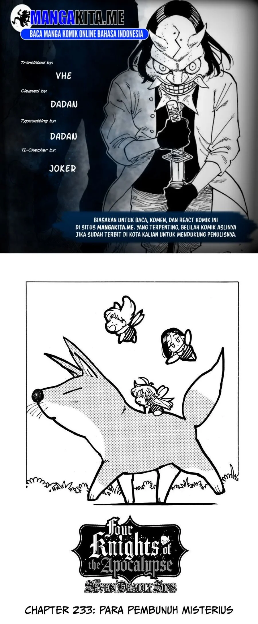 Komik Mokushiroku no Yonkishi Chapter 233 gambar 1