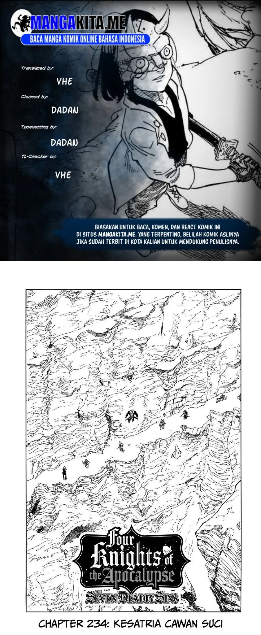 Komik Mokushiroku no Yonkishi Chapter 234 gambar 1