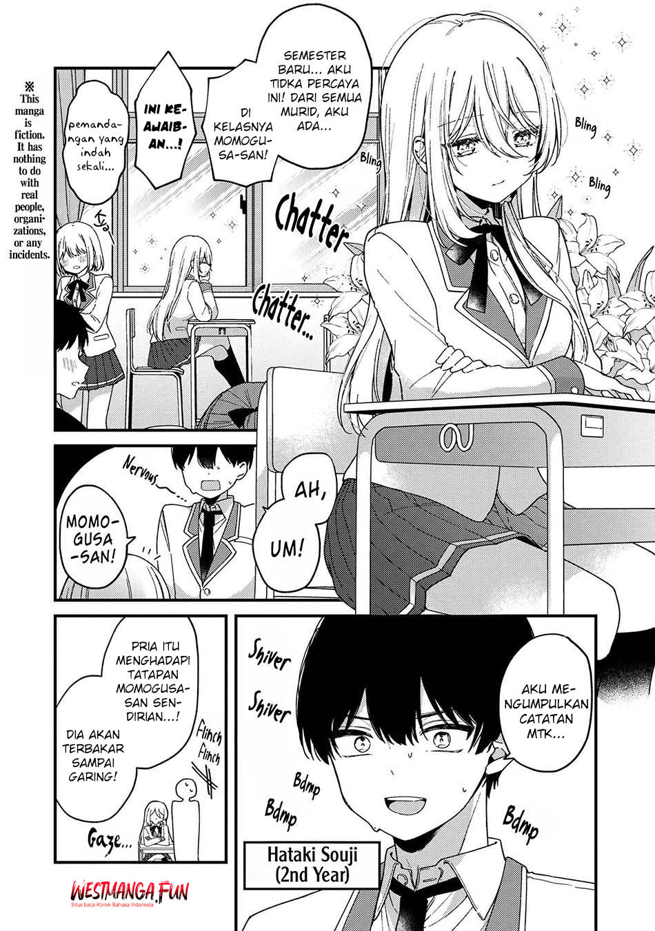 Momogusa-san ga Monogusa Sugiru!! Chapter 1 Gambar 5