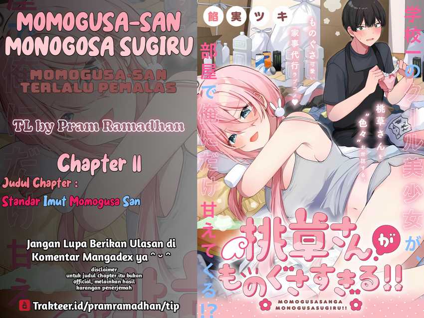 Baca Komik Momogusa-san ga Monogusa Sugiru!! Chapter 11 Gambar 1