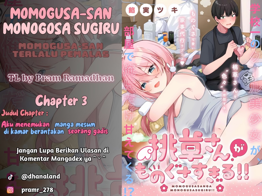 Baca Komik Momogusa-san ga Monogusa Sugiru!! Chapter 3 Gambar 1