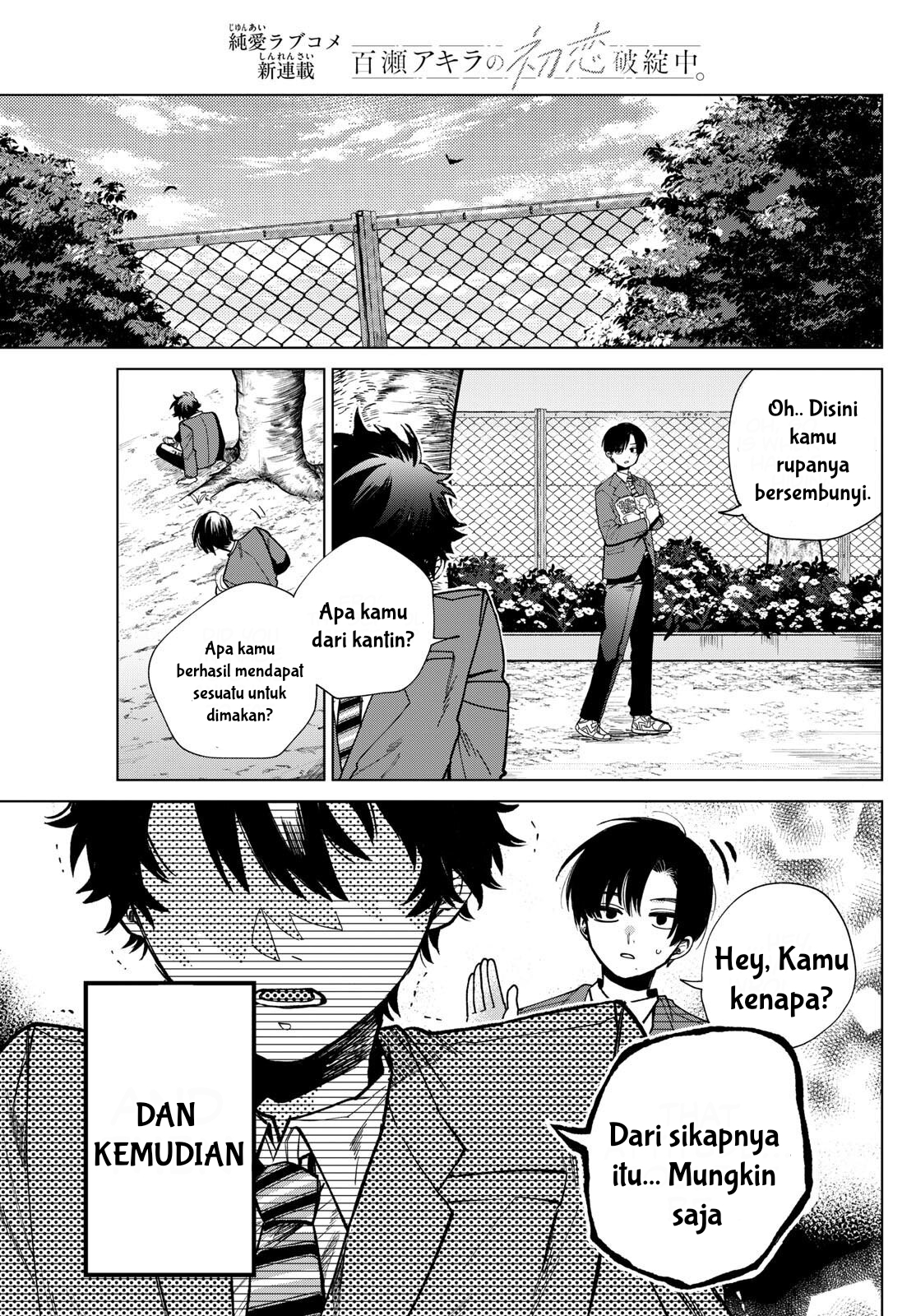 Momose Akira no Hatsukoi Hatan-chuu. Chapter 1 Gambar 18