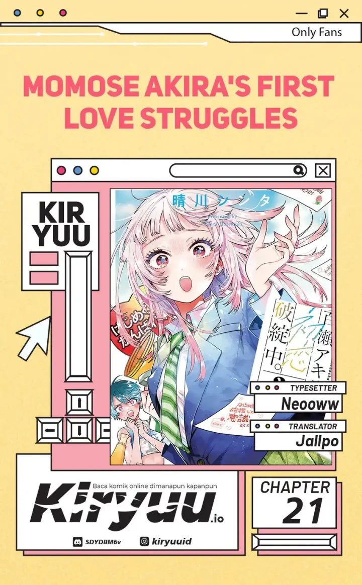 Baca Komik Momose Akira no Hatsukoi Hatan-chuu. Chapter 21 Gambar 1