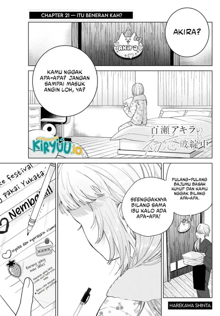Baca Manga Momose Akira no Hatsukoi Hatan-chuu. Chapter 21 Gambar 2