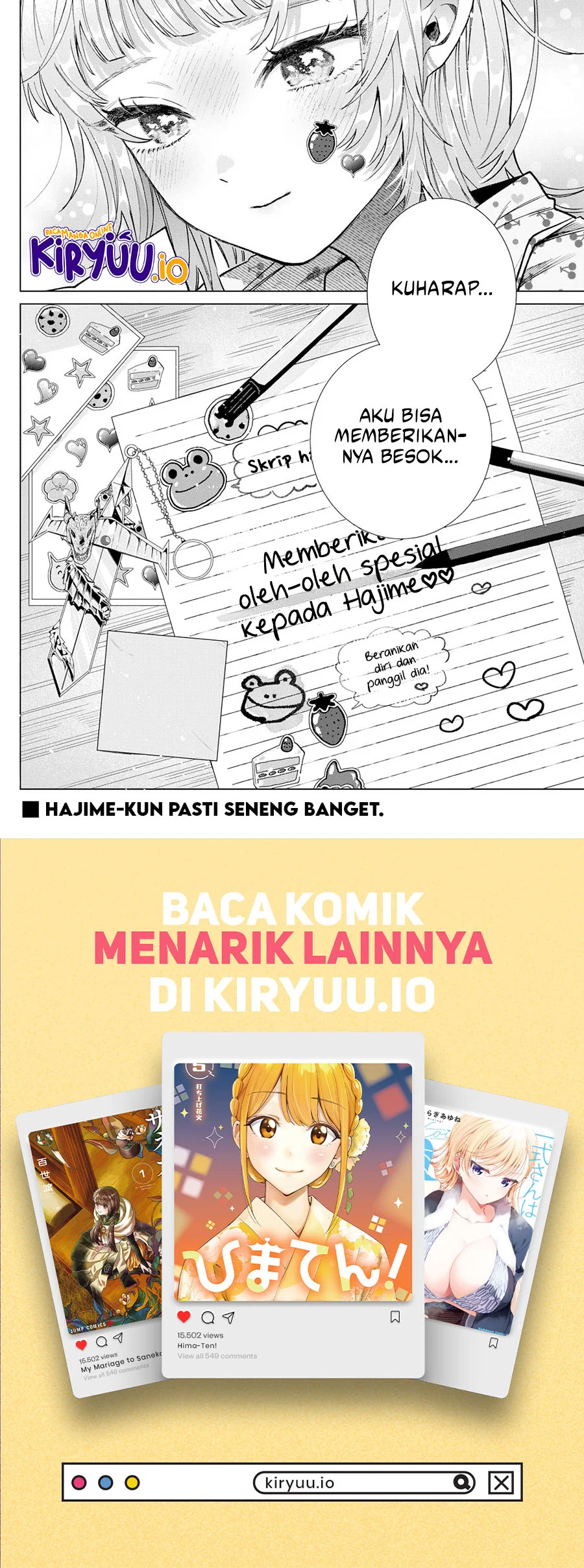 Momose Akira no Hatsukoi Hatan-chuu. Chapter 24 Gambar 19